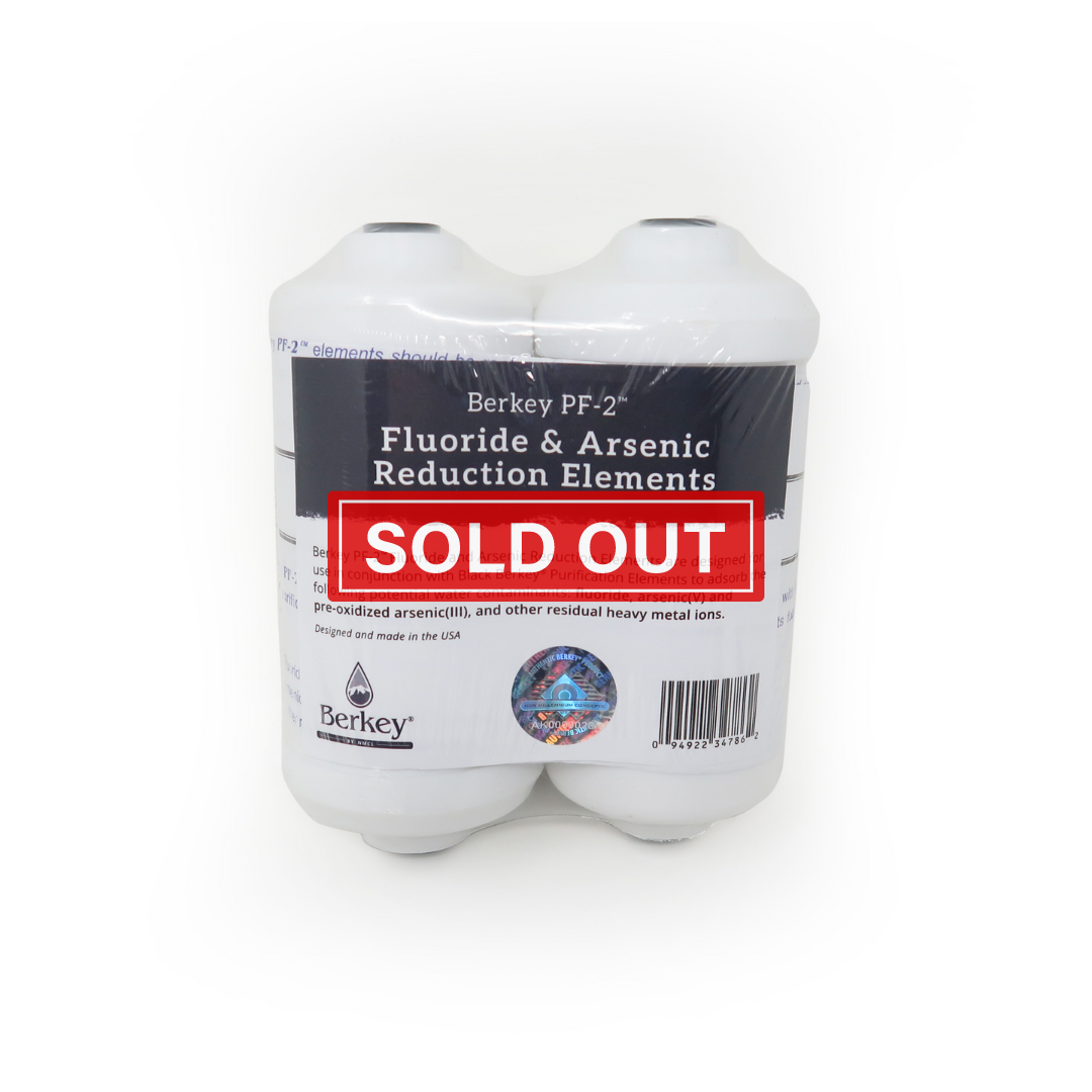 Berkey PF-2TM Fluoride and Arsenic  Reduction Elements